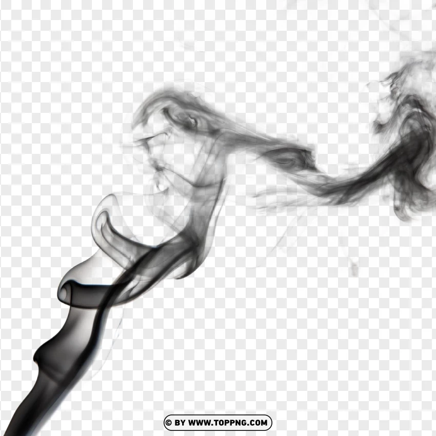 Light Smoke Twisting Effect PNG Transparent Background