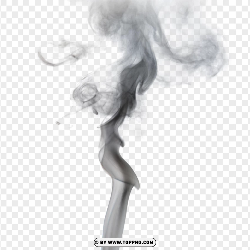 Wavy Smoke Stream PNG Transparent Background