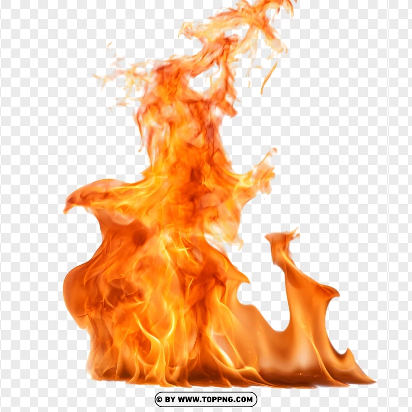 Realistic Flame Without Smoke High-res PNG Transparent Background