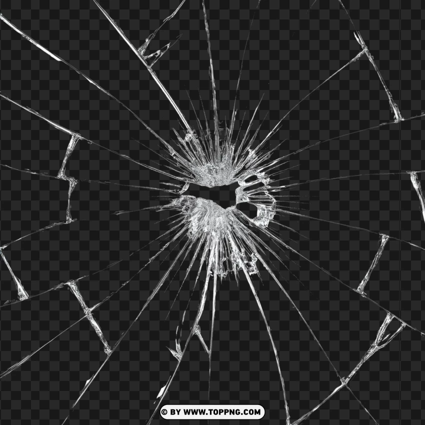 Hd Shattered Glass Mirror File PNG Transparent Background