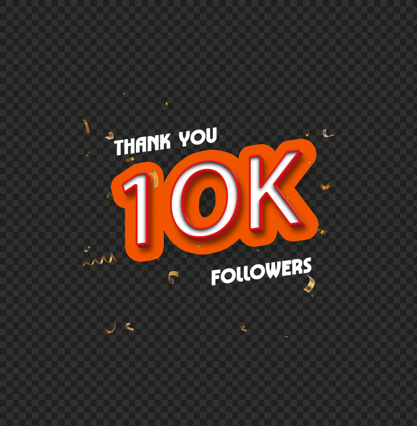 10k followers 3d text style effect png, followers transparent png,followers png,follower png,followers,followers transparent png,followers png file