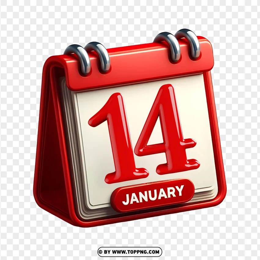 Calendar ,14th January,date