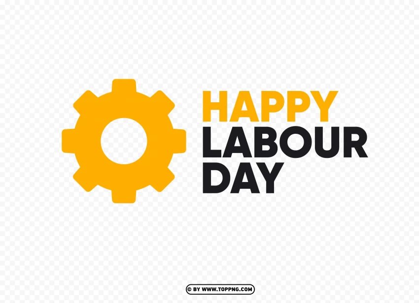 1st May Happy Labour Day Vector Logo Hd PNG Transparent Background