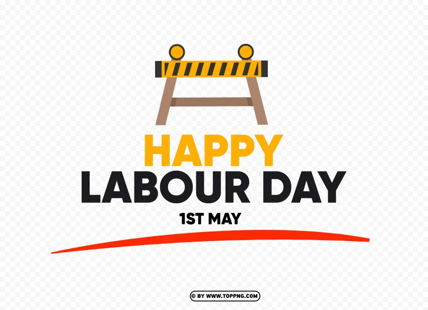 1st May Labour Day Vector Logo Sign Image PNG Transparent Background