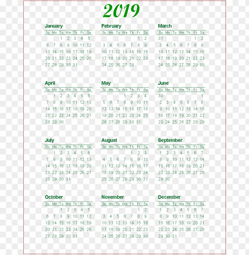 2019,2019 calendar,new year,calendar,holidays & events