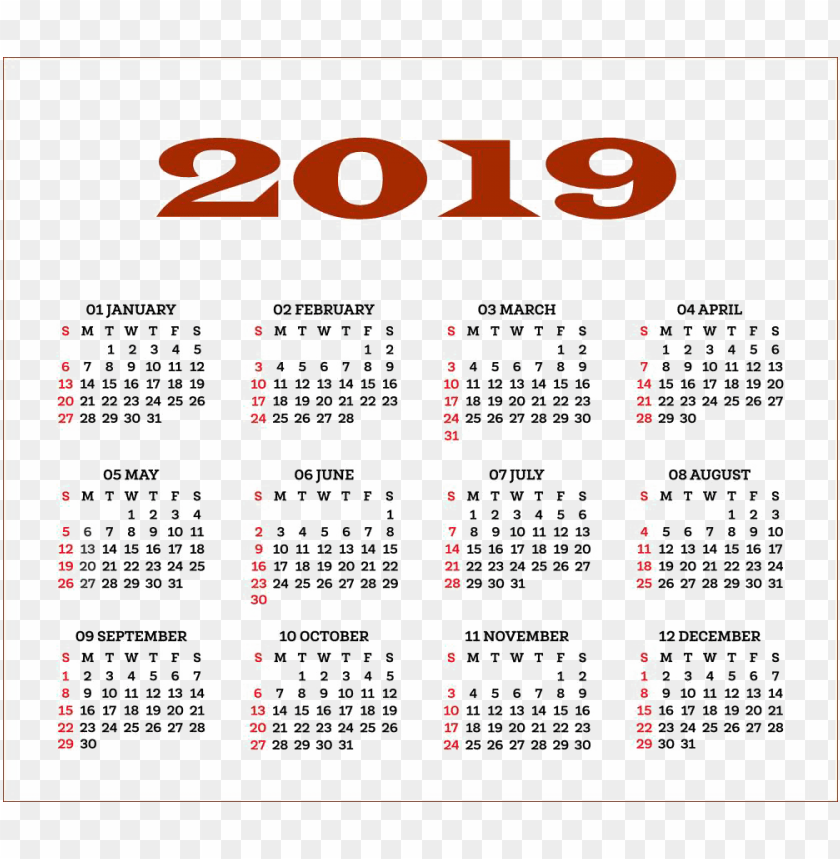 2019,2019 calendar,calendar,holidays & events