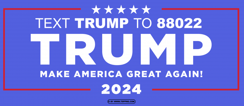 2024 Trump Campaign Emblem Hd PNG Transparent Background