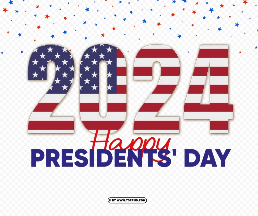 2024 Design Of Us Presidents Day Hd PNG Transparent Background