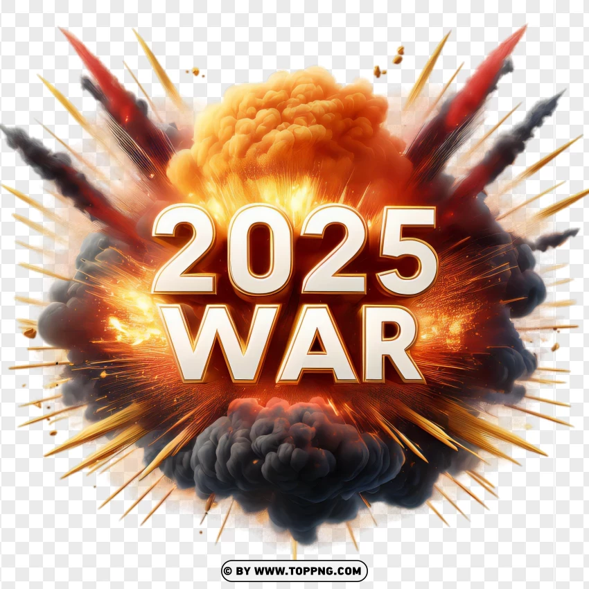 2025 World War 3 PNG Transparent Background