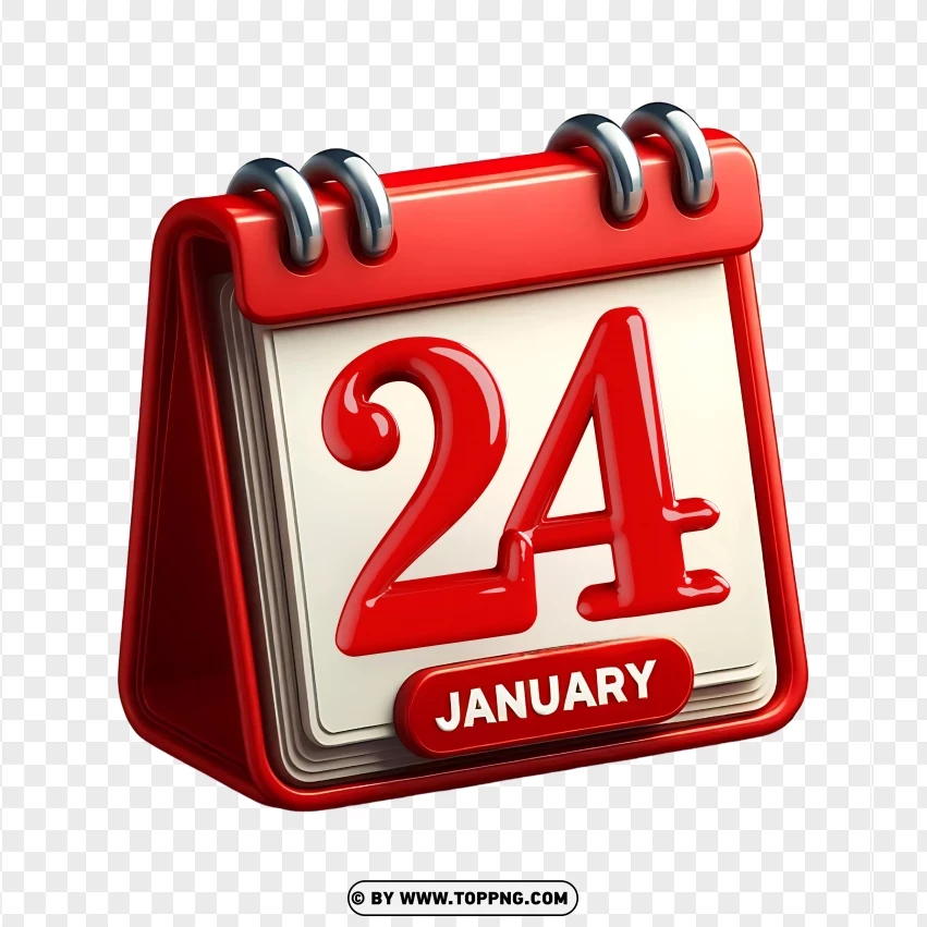 Calendar ,24th January,date