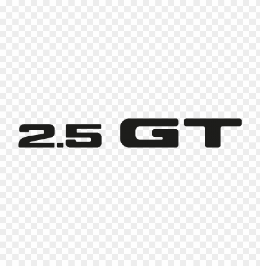 2.5 GT, automotive logo, car branding, sports model, vehicle performance