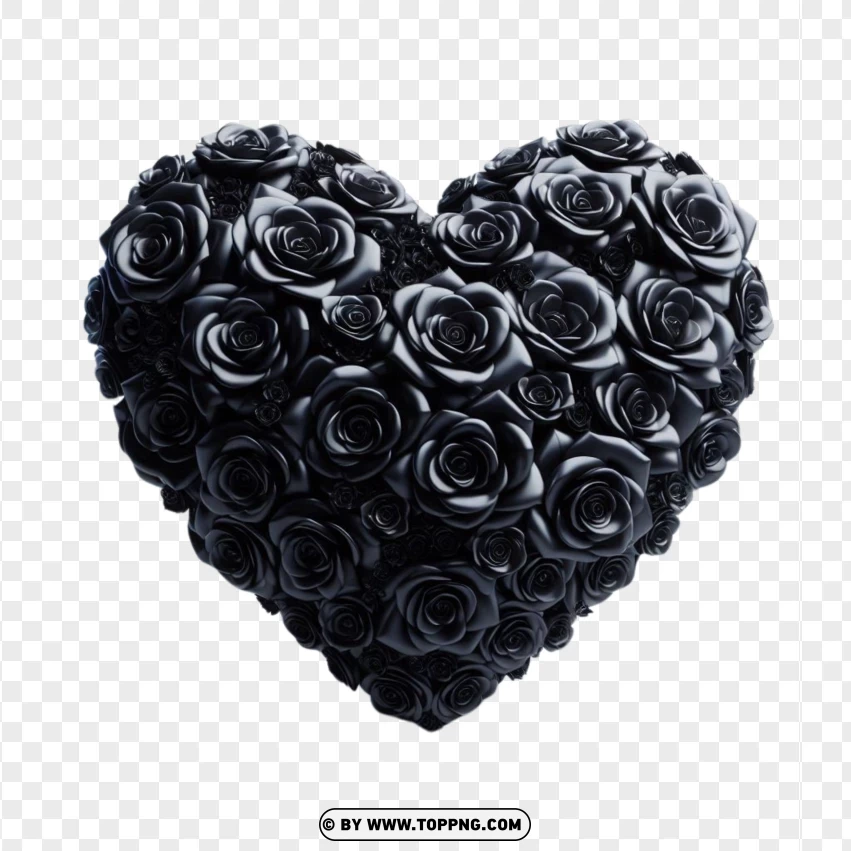 Black Roses,Heart Shape,Sad Message,isolated, petal, upset, Sadness