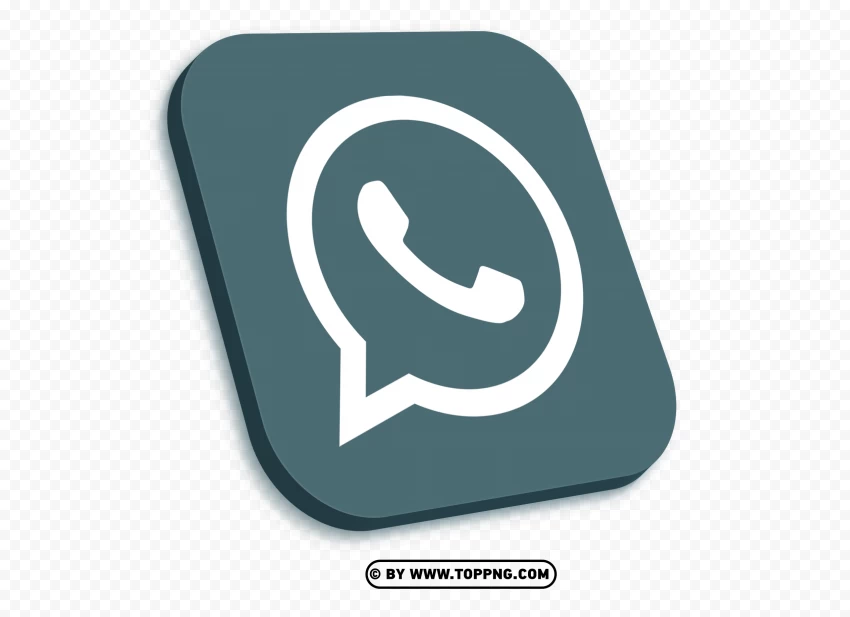 3d icon wa png hd dark grayish blue free transparent , 
whats app,
whatsapp,
app icon,
web icon set,
phone icon,
media icon