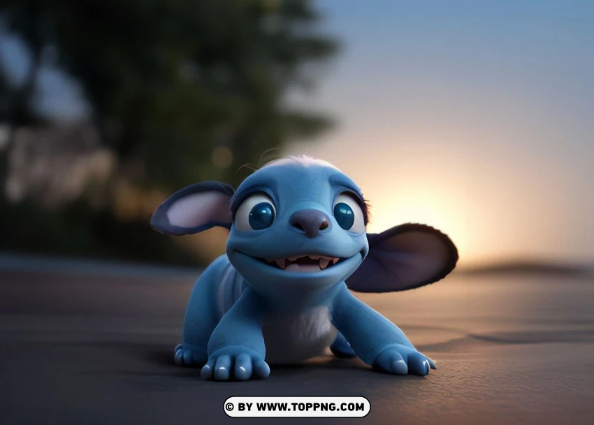 4k Stitch Wallpaper PNG Transparent Background