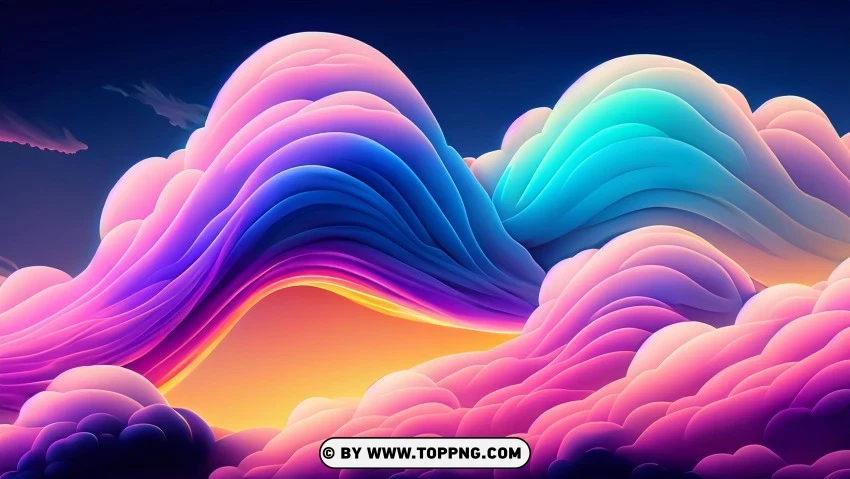 abstract, wave, background, colorful, rainbow, gradient, lines