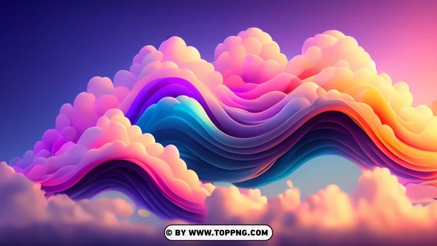 abstract, wave, background, colorful, rainbow, gradient, lines