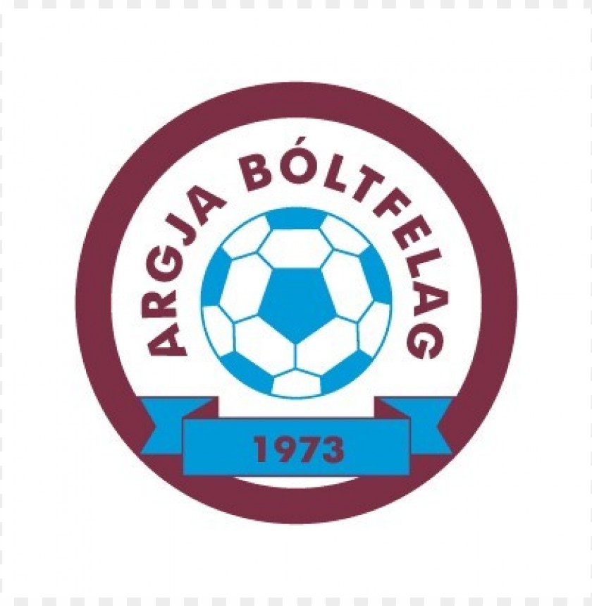 Argja Bóltfelag, football club logo, sports team emblem, established 1973, soccer organization