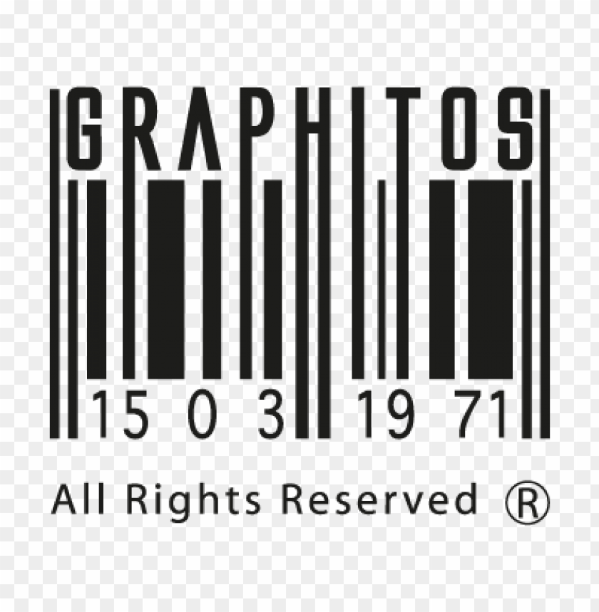 Graphitos, barcode design, graphic arts, branding, copyright symbol