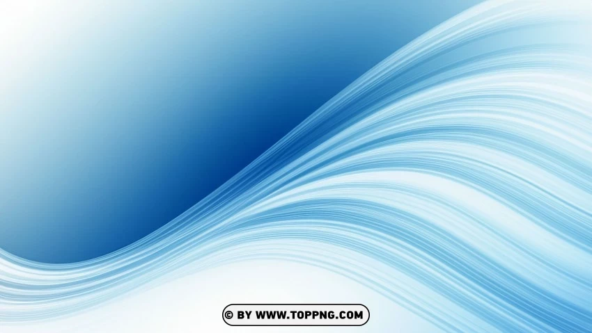 Abstract Blue Wave Vector PNG Transparent Background