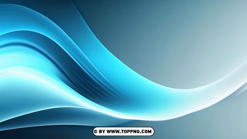 Abstract Blue Wave Design PNG Transparent Background