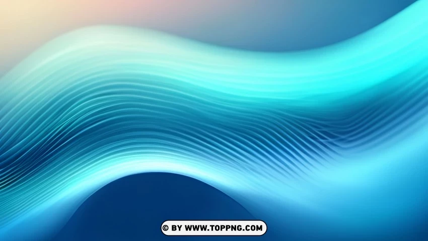 Abstract Blue Waves 4k Wallpaper PNG Transparent Background