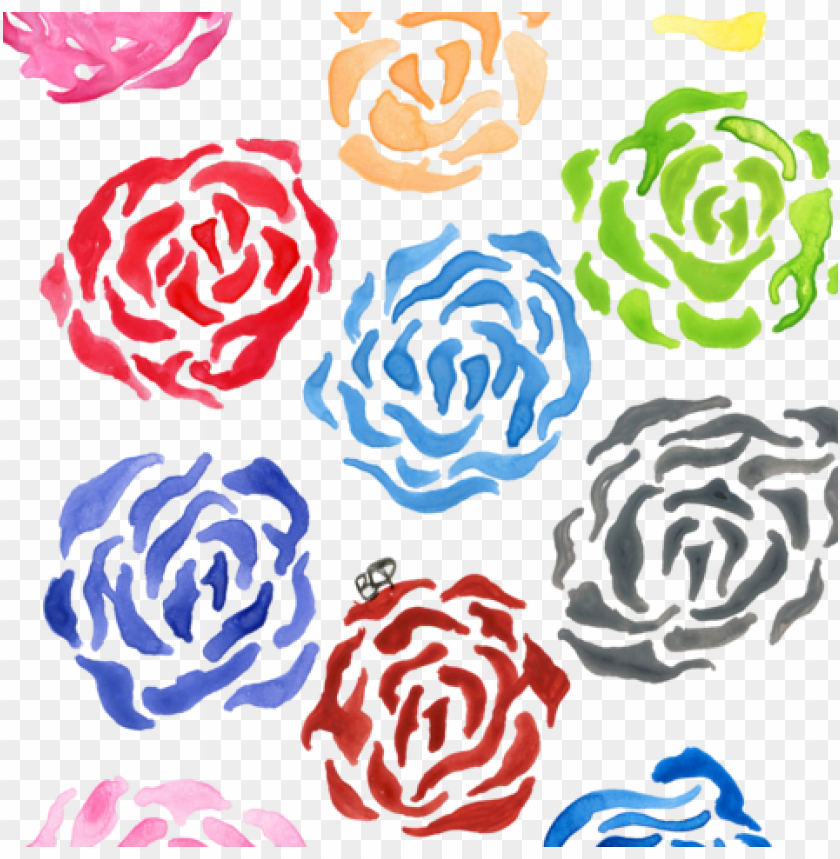 pattern, painting, roses, paint, geometric, illustration, wedding