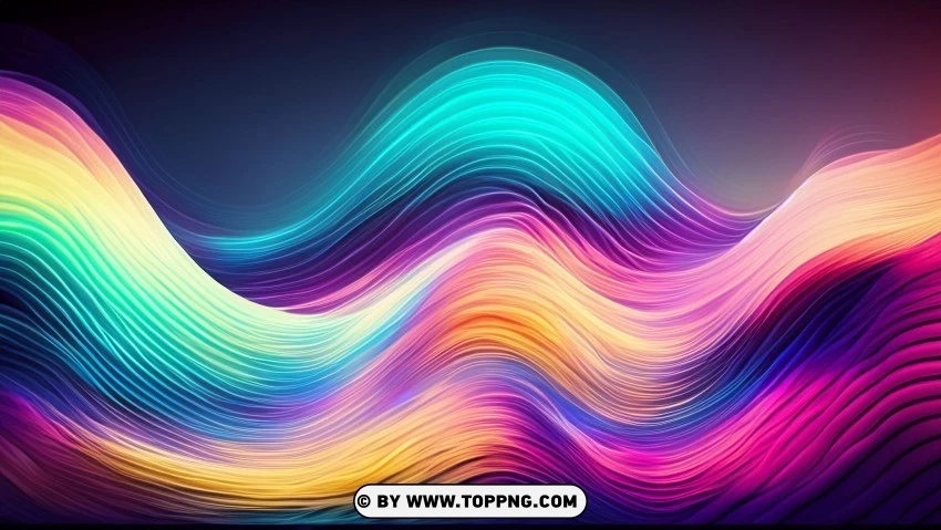 Abstract Patterns Wave Lines In Vibrant Motion 4k Wallpaper Motion PNG Transparent Background