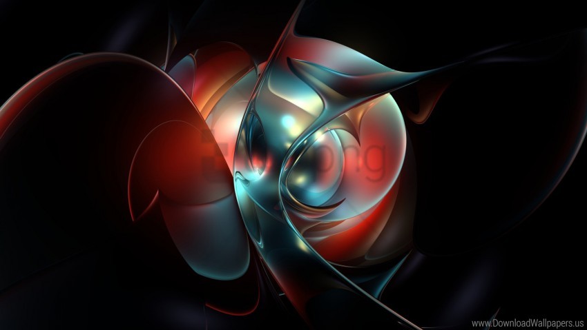 abstract art, colorful shapes, vibrant patterns, digital illustration, futuristic design, smooth curves, glowing elements