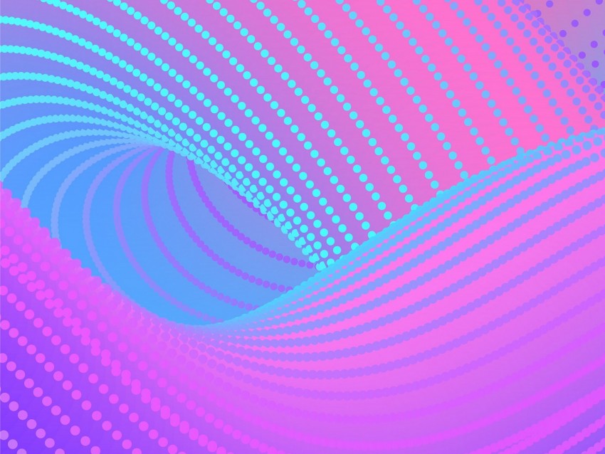 Abstraction Points Lines Winding Gradient Bright Saturated Background