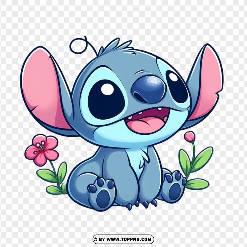 Adorable Stitch For Kids PNG Transparent Background