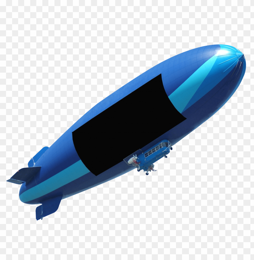 Airship, Blue and Black Blimp PNG, aircraft, flying