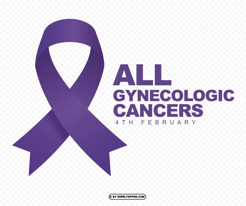 All Gynecologic Cancers Logo Images PNG Transparent Background