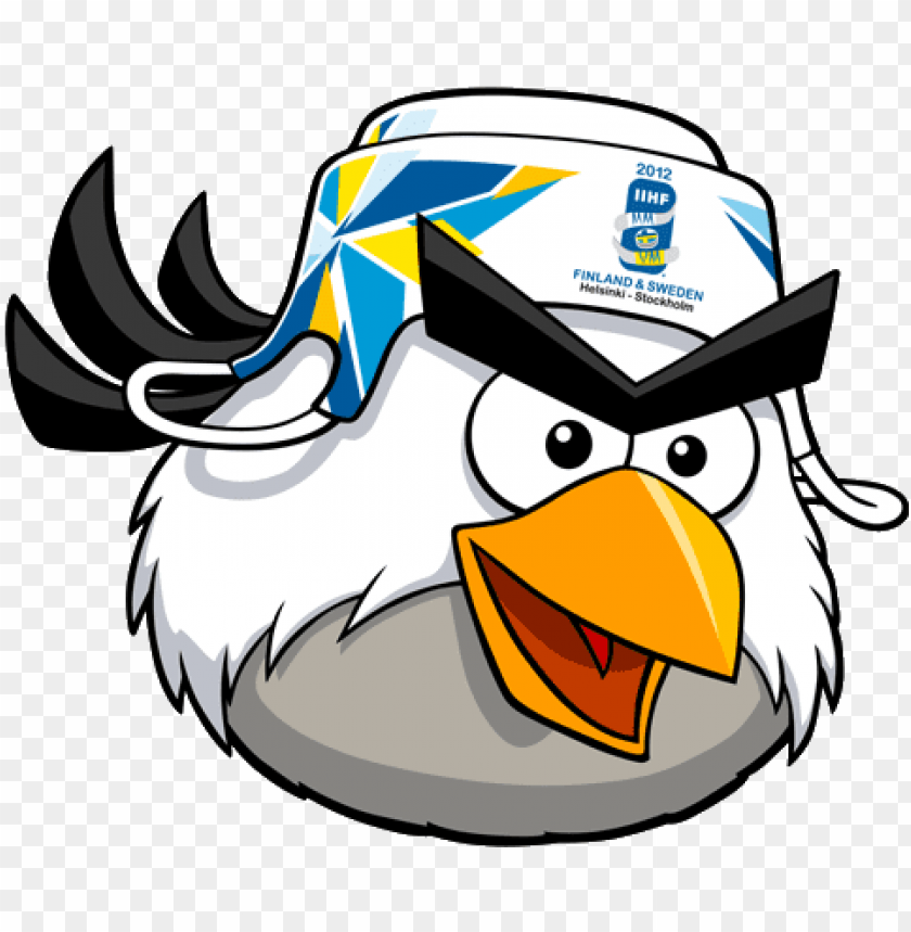 bird character, cartoon bird, sports mascot, ice hockey theme, Finland design, animated character, playful design