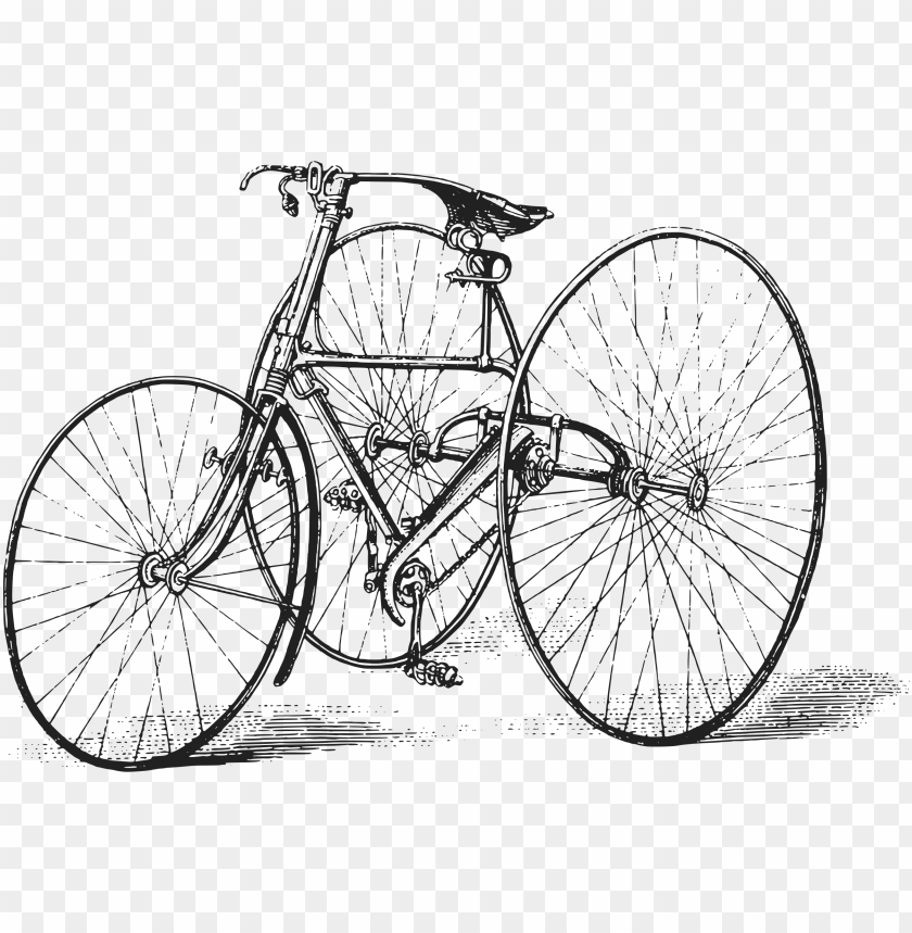 transport, bicycles, antique bw bicycle, 