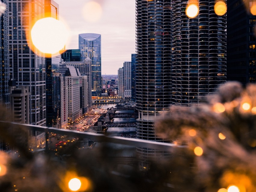 architecture, buildings, glare, bokeh