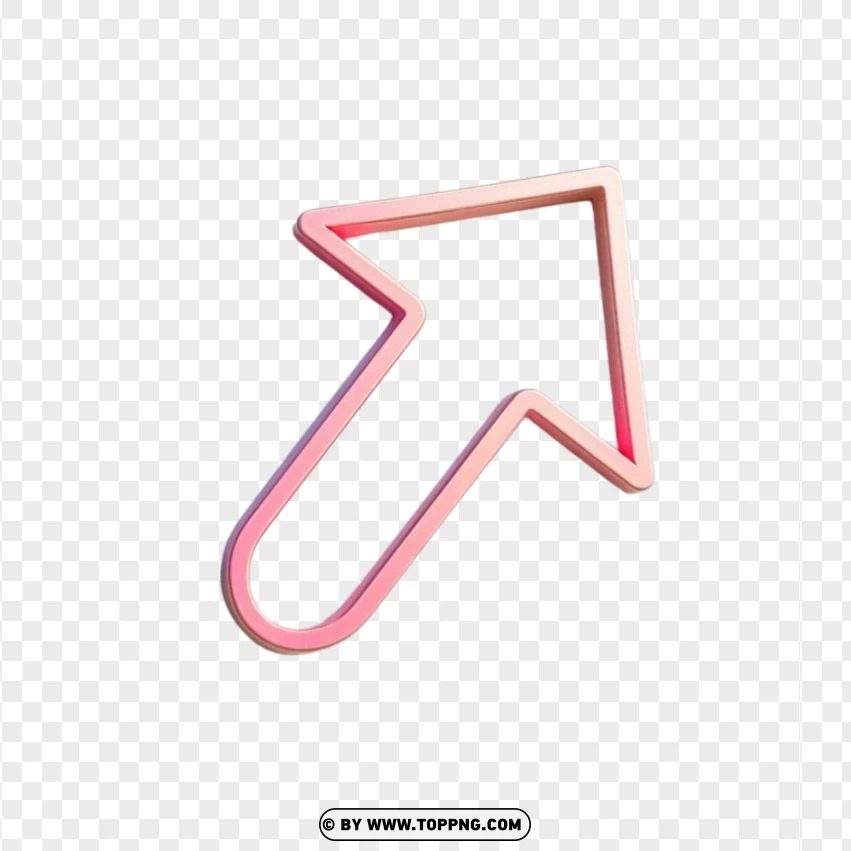 Arrow Pointing Right Up Stock Image PNG Transparent Background