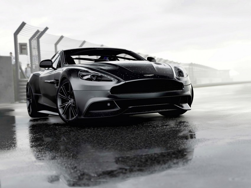 aston martin, sports car, race