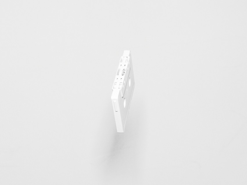 Audio Cassette Cassette White Minimalism Background