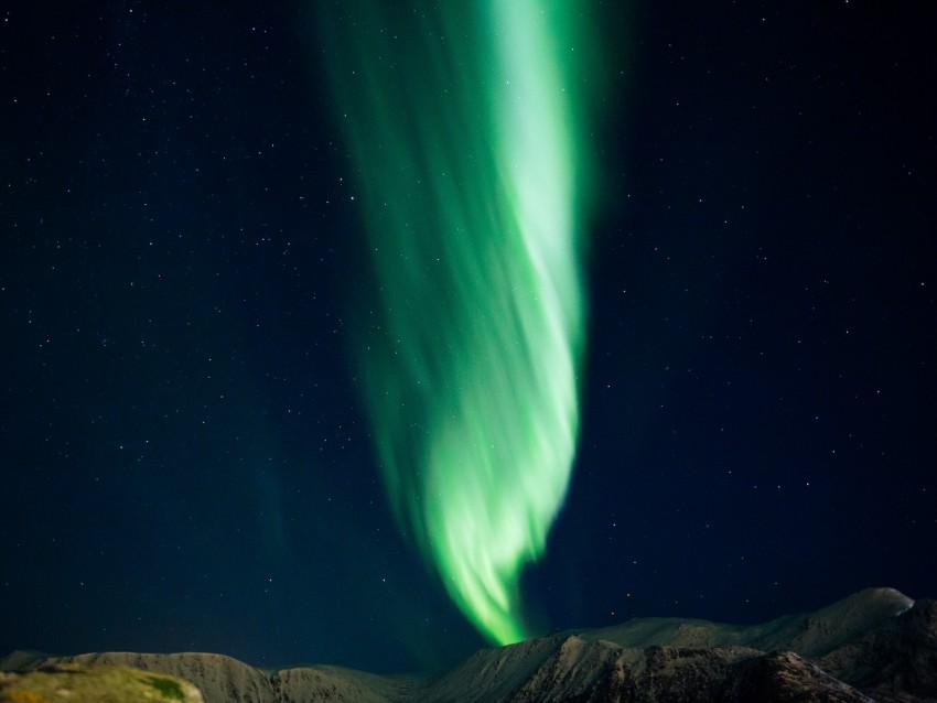 aurora, northern lights, night, starry sky, natural phenomenon