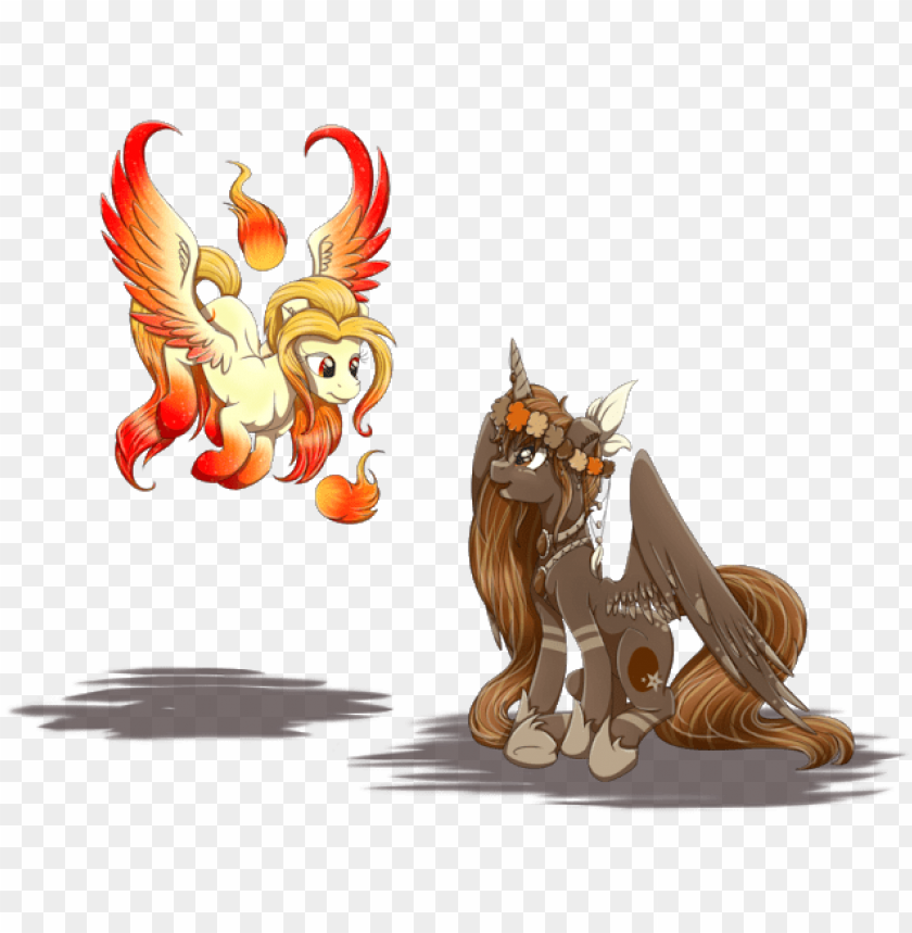 fantasy pony, magical creature, colorful wings, animated character, fire-themed design, mythical animal, whimsical art