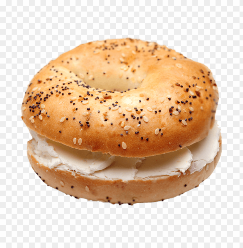 bagel, cream cheese, breakfast, snacks, baked goods