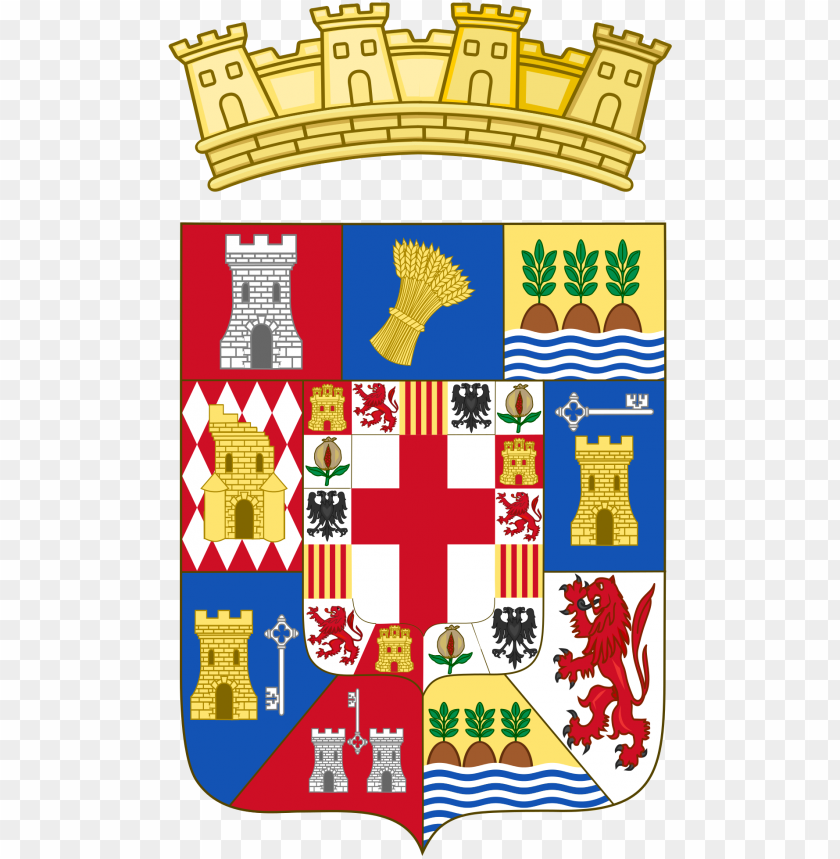 coat of arms, heraldry, Spanish emblem, castles, lion