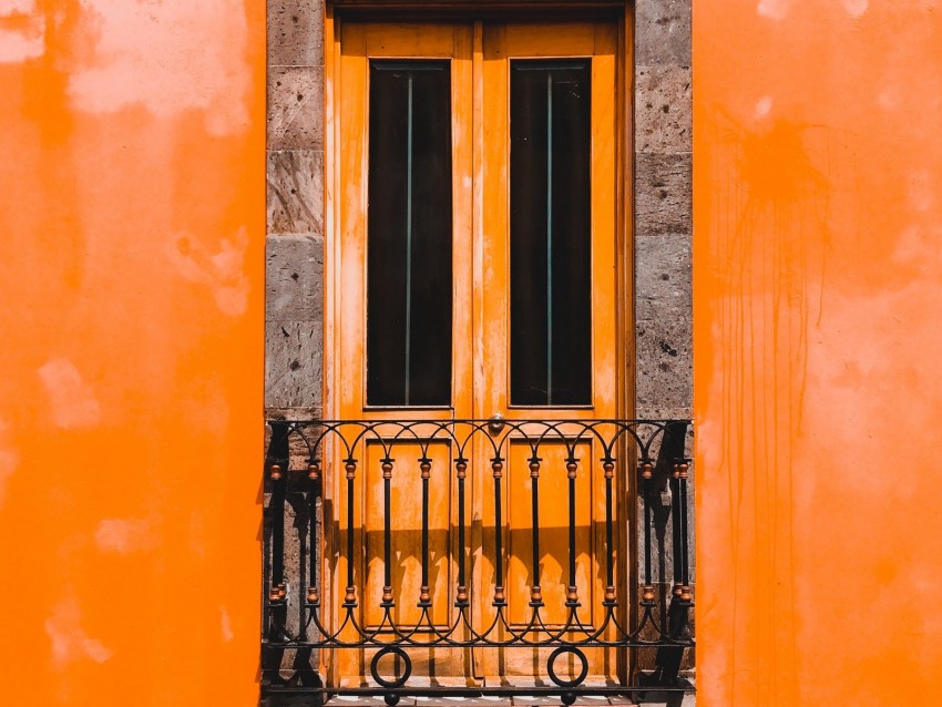 balcony, door, window, architecture, building