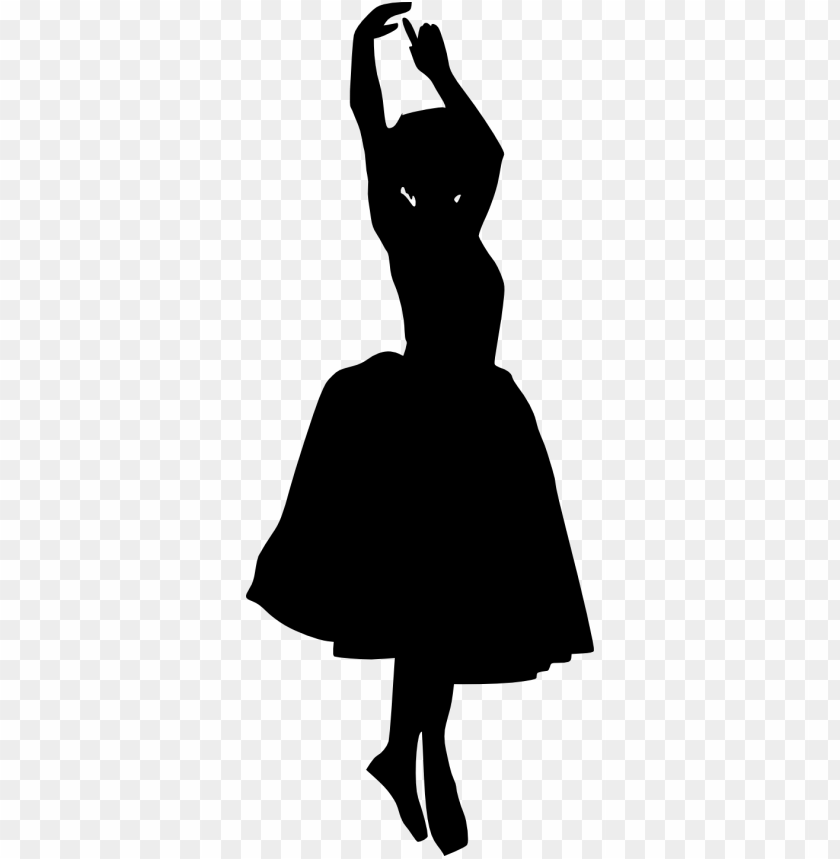 Simple black silhouette of a person standi PNG