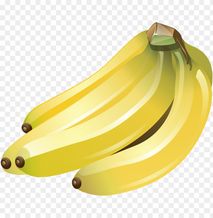 
banana
, 
banana's
, 
yellow banana
, 
botanically a berry
, 
edible fruit
, 
herbaceous
, 
genus musa
