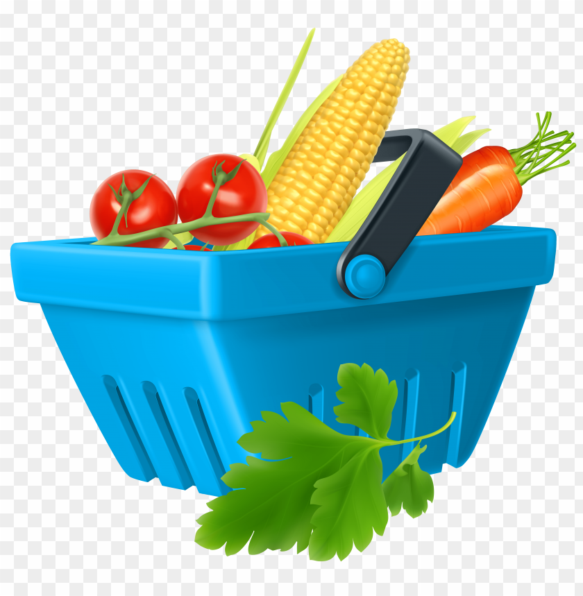 basket, vegetables