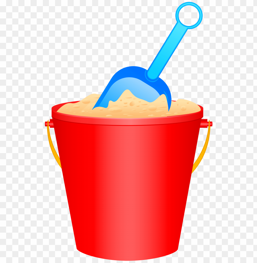 beach, bucket, shovel