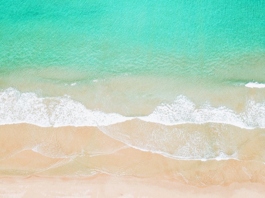 beach, ocean, aerial view, wave, surf