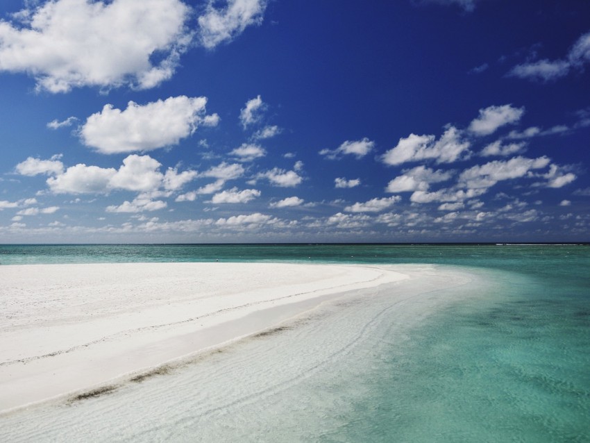 Beach Sand Shoal Island Tropics Maldives Background