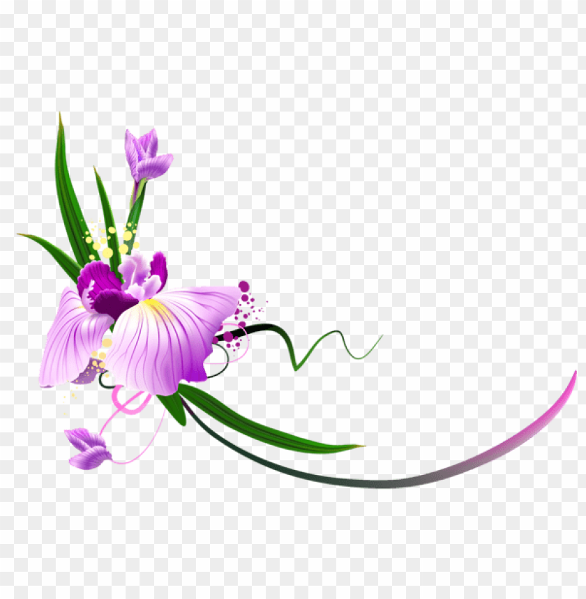 beautiful purple floral decor